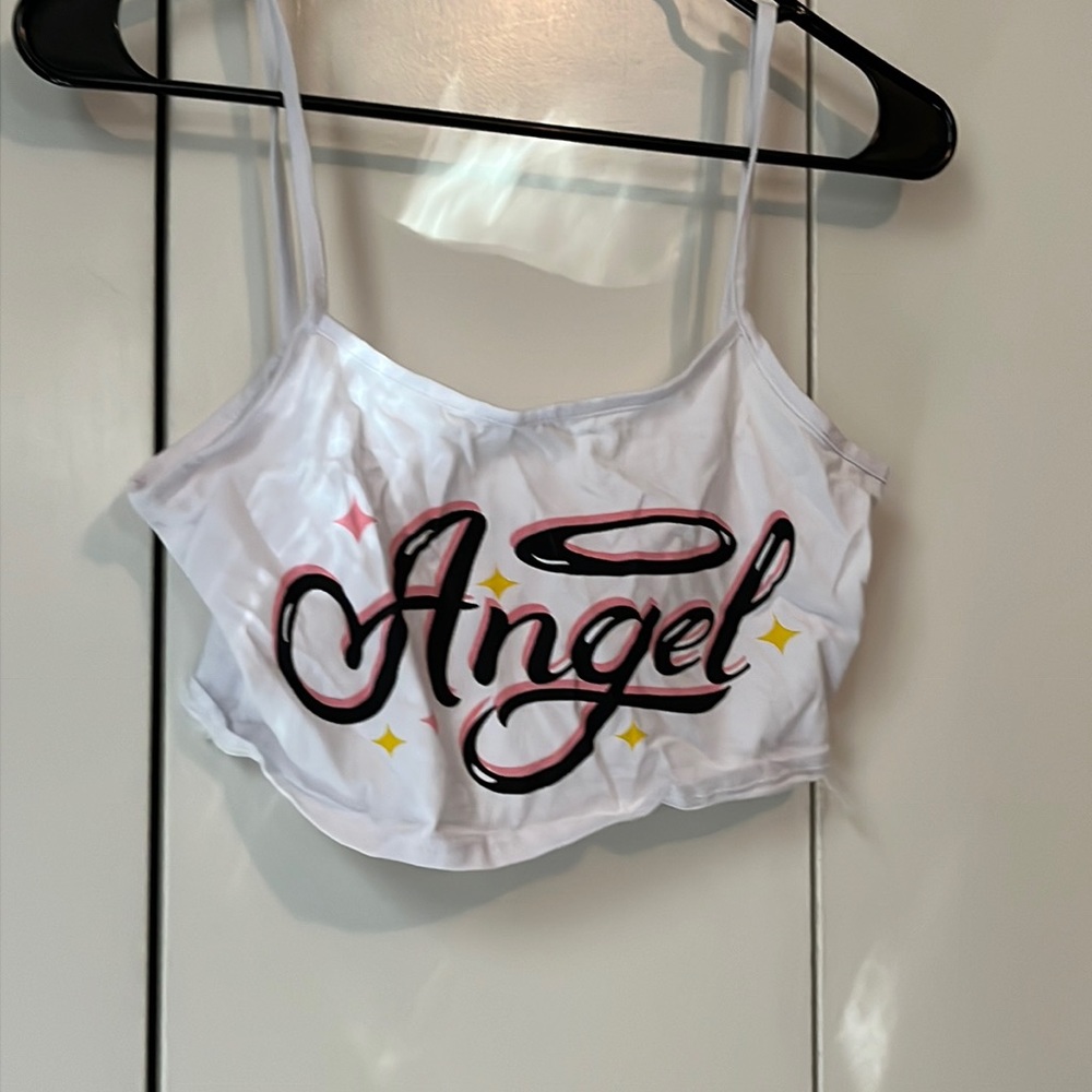 Angel Cropped Tee